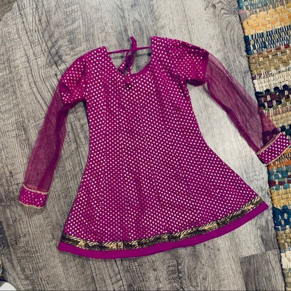 PRINCESS India Dress Up Lined Dress Rhinestones Lace 4T - Picture 11 of 15